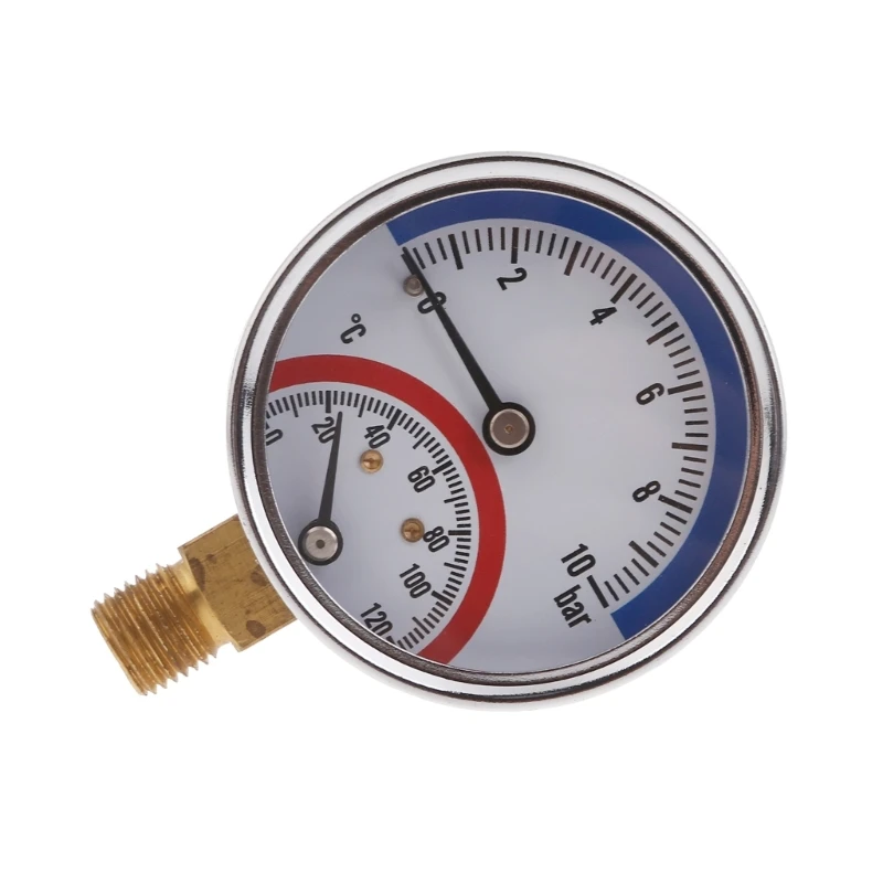 Thermal Pressure Gauge Thermo-manometer Boiler Temperature Pressure Gauge