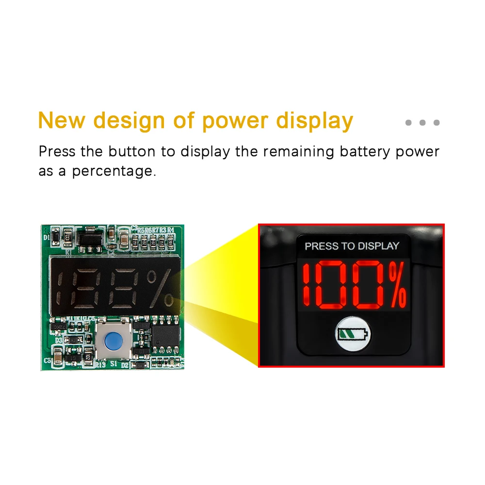 Etui na baterie DCB200 do Dewalt 18V 20V DIY 3Ah 6.0Ah DCB184 Shell Box z płytką PCB BMS Ochrona przed ładowaniem LED Digital