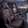 Toyota chr 2018, 2019, 2020, 2021, 2022, 2023, 2024,用の革製カーシートカバー,完全なセット 2