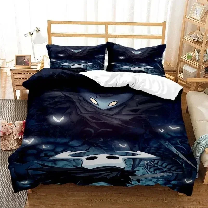 

3D Hollow Knight Fashion Digital Printing Bedding Set Duvet Cover Comforter Bed Single Twin Full Queen Youth Girl Boys Gift