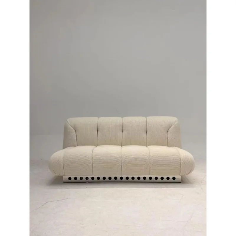 Leisure chair, milky white single chair, household single chair