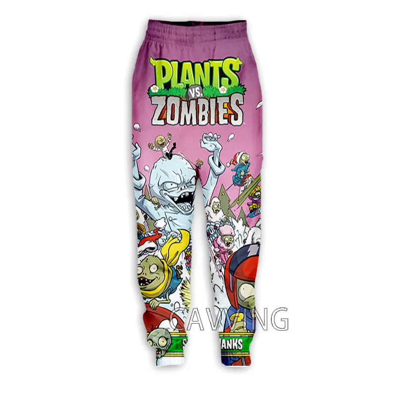 CAVVING 3D Printed  Plant Vs Zombie  Casual Pants Sports Sweatpants Straight Pants Sweatpants Jogging Pants Trousers  H02