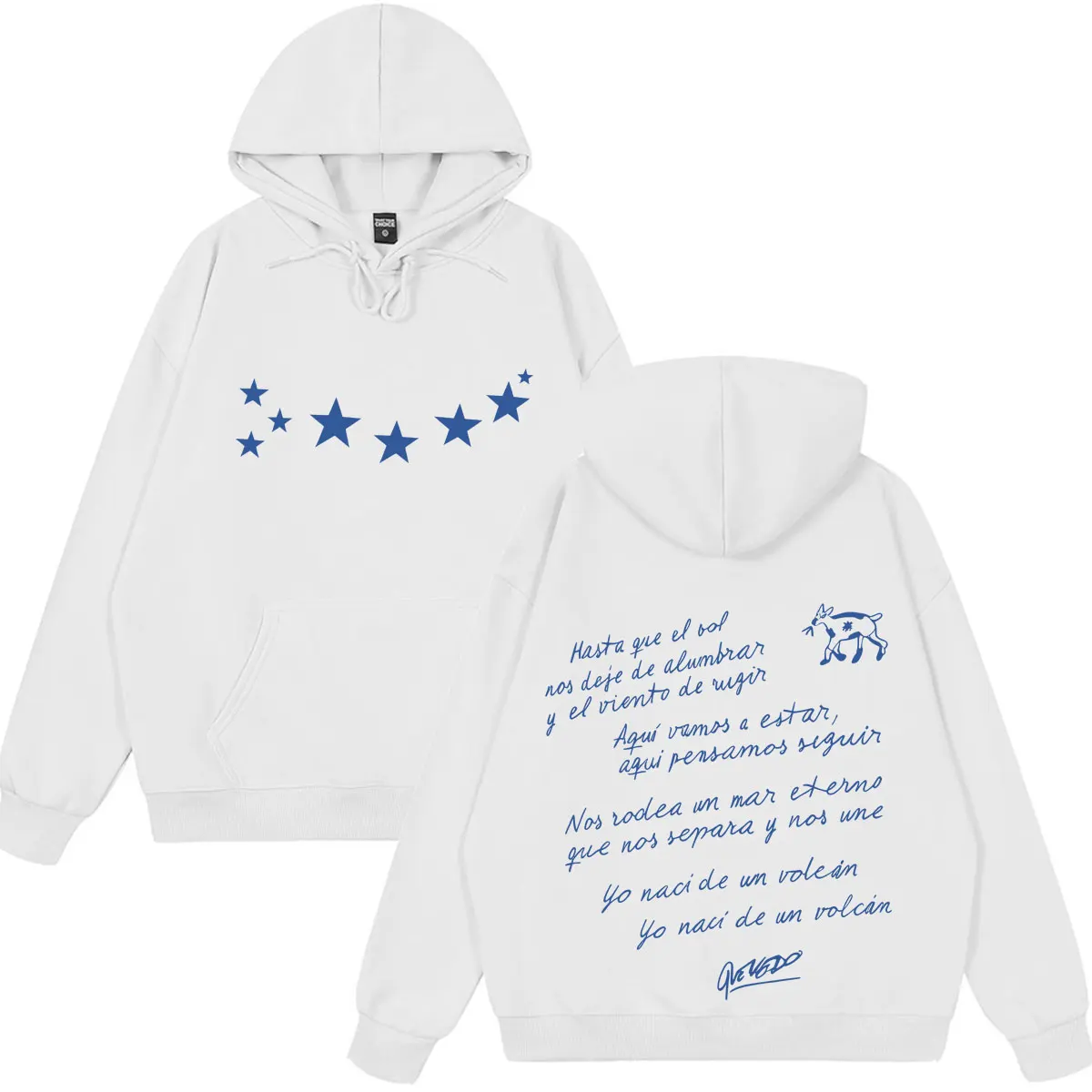 QUEVEDO EL BAIFO Album 2026 Tour Graphics Hoodie Herren Damen Mode Pullover Lange Ärmel Locker Lässig Ästhetischer Trend Sweatshirt – Detail 2