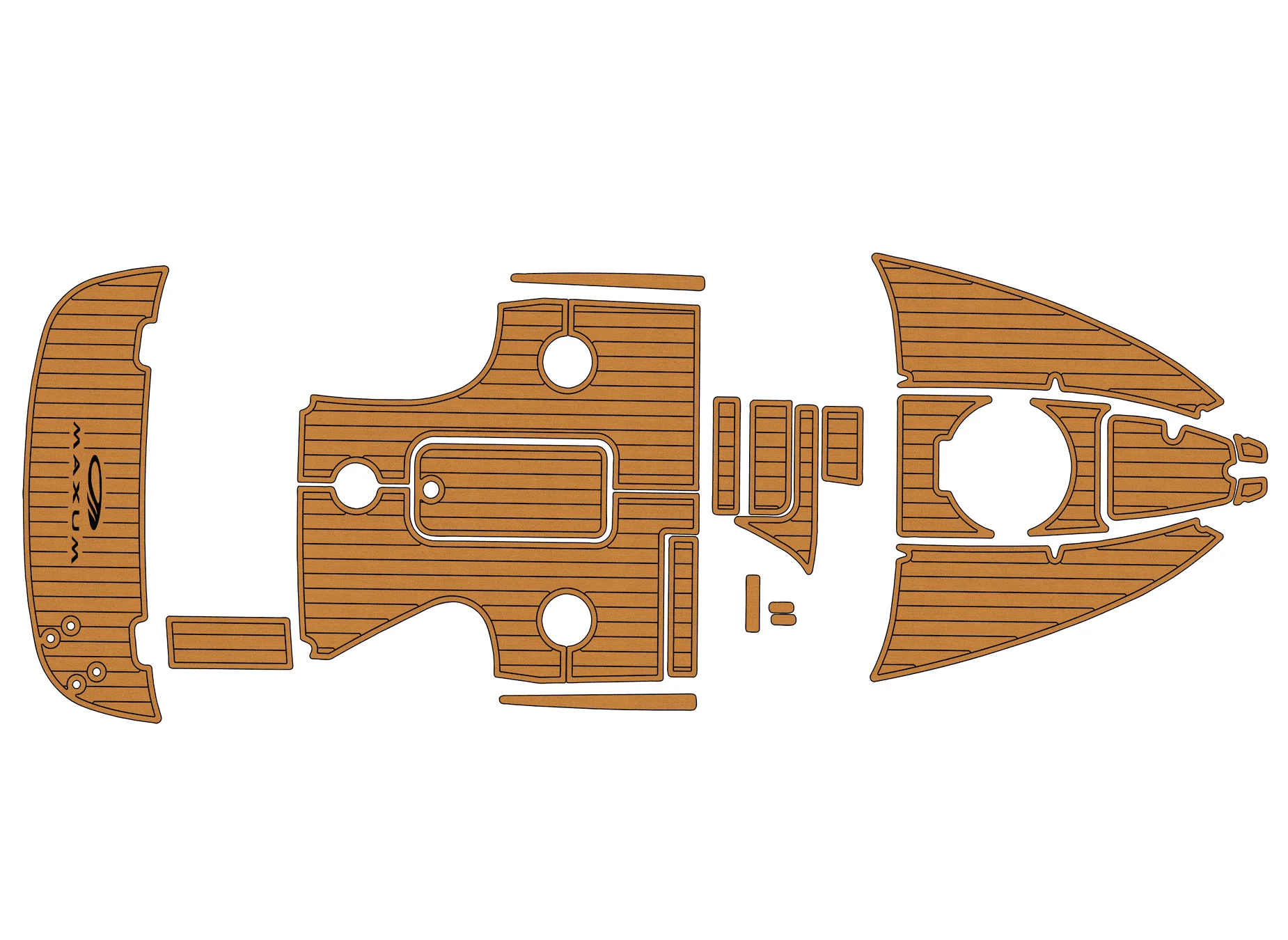 

Нескользящий морской коврик из искусственного тикового дерева из ЭВА, самоклеящийся коврик для яхты, кокпита диаметром 6 мм для Lexum 2100 SC3 2004-2009 годов, легко устанавливается