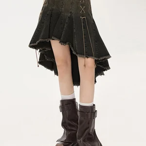 8 Main Sales Skirt Jeans MIDI - №1