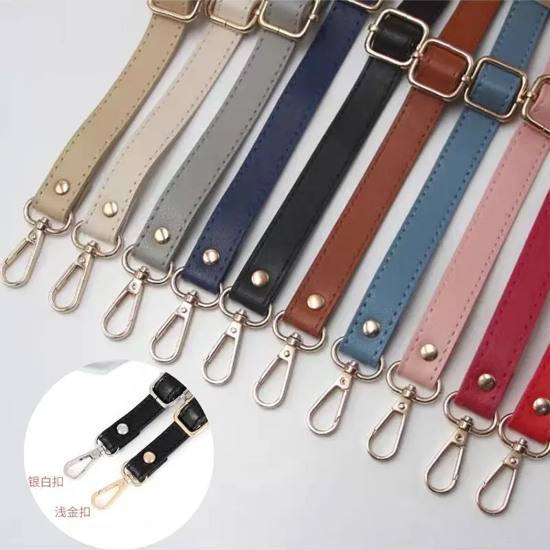 138cm Long Bag Strap Shoulder Strap Bag Belts Long Adjustable PU Leather Bag Strap Replacement Crossbody Bags Accessories