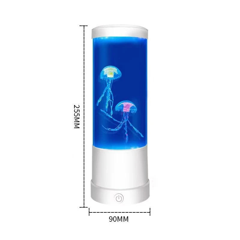 Color Changing Jellyfish Lamp Usb/Battery Powered Table Night Light Children\'S Gift Home Bedroom Decor Boys Girls Birthday Gifts