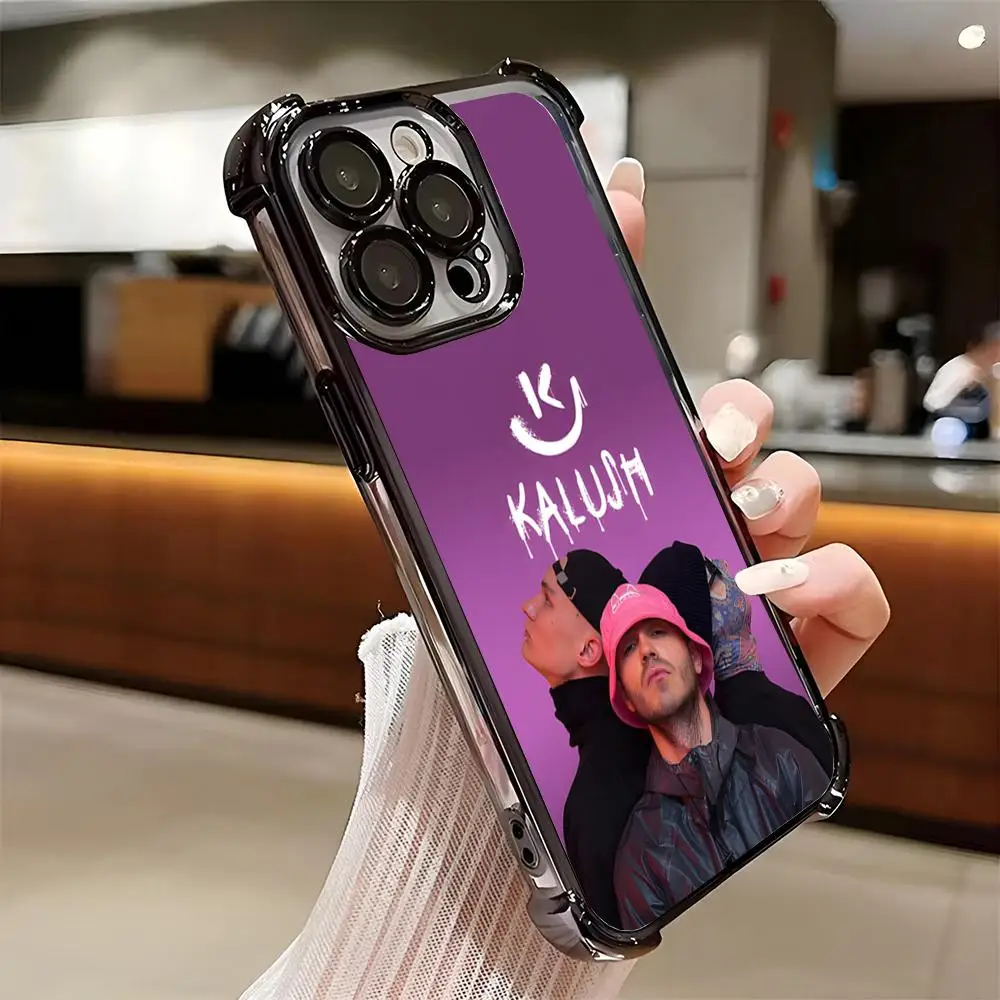 Чехол для телефона Kalush Ukrainian Band с покрытием для iPhone 17 Pro Max, 16E, 15, 14 Plus, 13, 12, 11 Air, противоударный, с воздушной подушкой, мягкий чехол