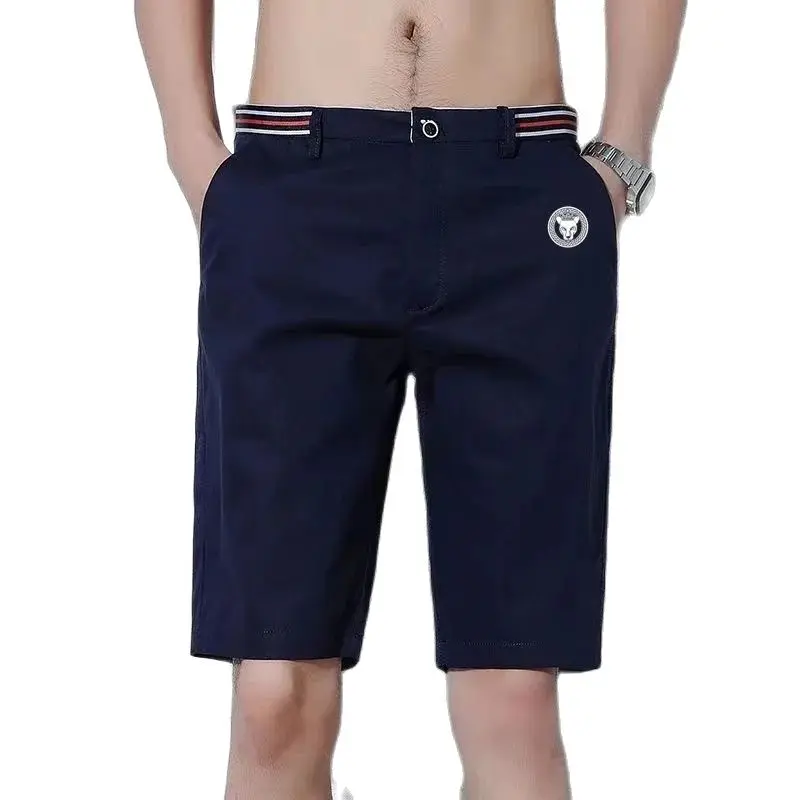 

골프 반바지 Korean Golf Clothing Men Straight Leg Shorts Summer Golf Wear Men 2024 High Quality Golf Shorts Fashion Casual Shorts 명품