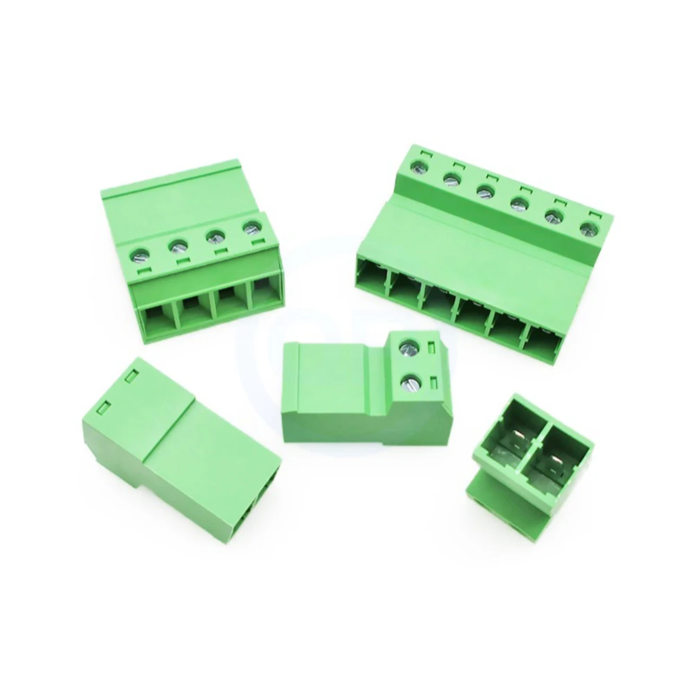 (5 Sets) 2EDGSKP 2EDGKP 7.62MM High Current 32A Plug-in Terminal Block 15EDGKP Air-to-Air Solderless Butt 15EDGSKP-7.62 2-12Pin