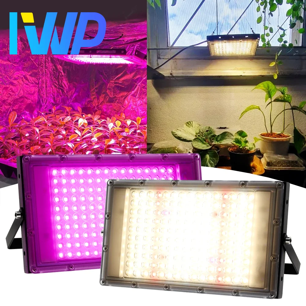 full spectrum led grow light luz solar imitada phyto lampada para estufa iluminacao hidroponica de crescimento vegetal com plug eu 50w 100w 01