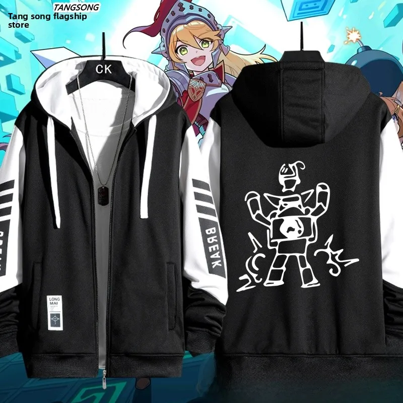 

Мужская свободная куртка-карпентер FSY Adventure Wakeup из полиэстера с длинными рукавами, на молнии, с капюшоном, ветрозащитная верхняя одежда