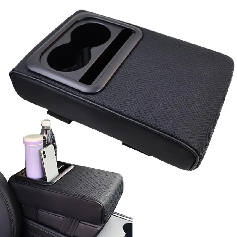 Car Armrest Box Heightening Pad Hand Rest Pillow Center Console Cushion Pillow Armrest Cushion Protection Pad Soft Auto Arm Rest