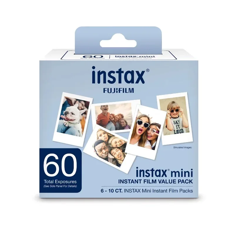 Fujifilm Instax Mini Instant Film, 60 Exposures  Accessories Film Cameras