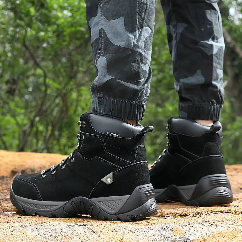 

Professional Men's Hiking Shoes Large-sized High-top Wear-resistant Anti-slip Scratch-resistant High-quality Sports Shoes