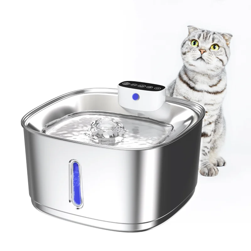 

Автоматический диспенсер для воды для кошек и собак, емкость 3,2 л, интеллектуальные товары для домашних животных, умный фонтан для кошек для домашних животных, поилка