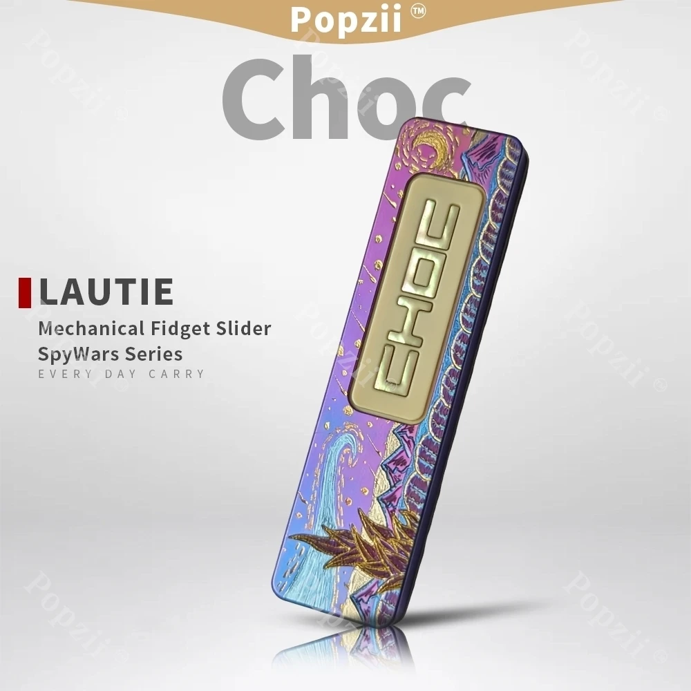 

Металлический антистрессовый слайдер LAUTIE Choc EDC из титанового сплава с верхней частью для самостоятельной покраски, игрушка для снятия напряжения