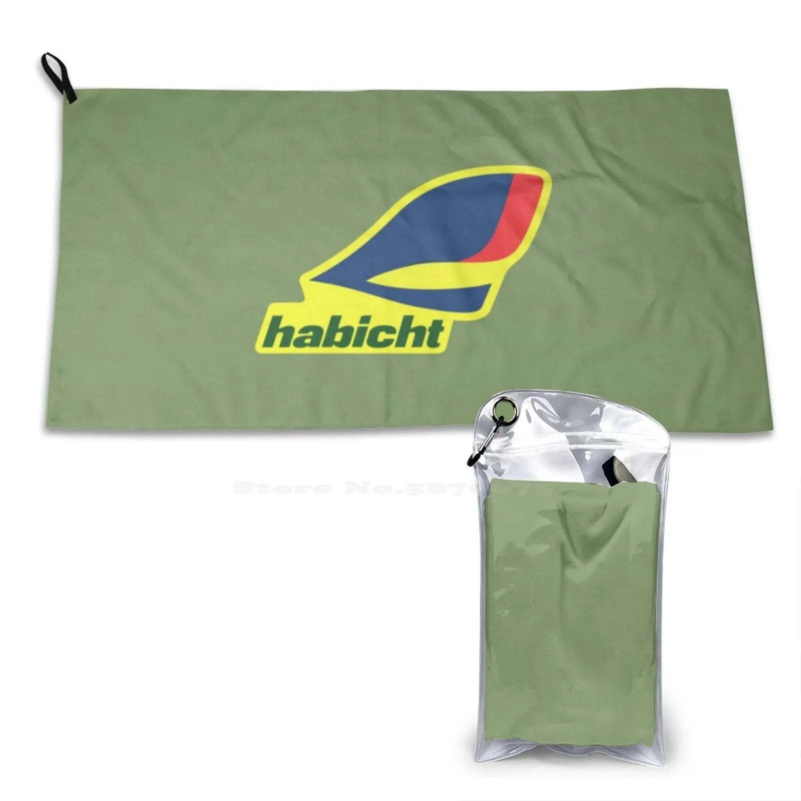 Habicht Logo ( V2 Right ) Custom Soft Sport Towels Home Outdoor Simson Sr4 Sparrowhawk 3 Swallow Kr50 Kr51 P50 P51 P52 Enduro