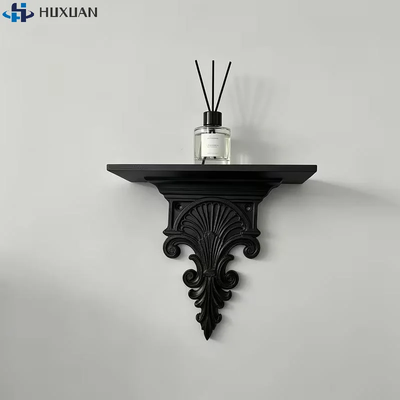 3D Printing Floating Shelf Carved Retro Gothic Wall Decor Plant Display Stand For Living Room Halloween Decorations