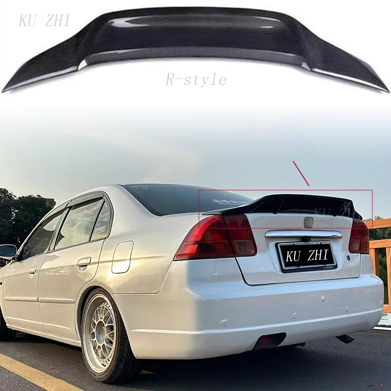 

Для Honda седьмого поколения 2003-2007 годов Civic, высококачественный материал из стекловолокна, задний спойлер, диффузор крышки багажника, стиль R