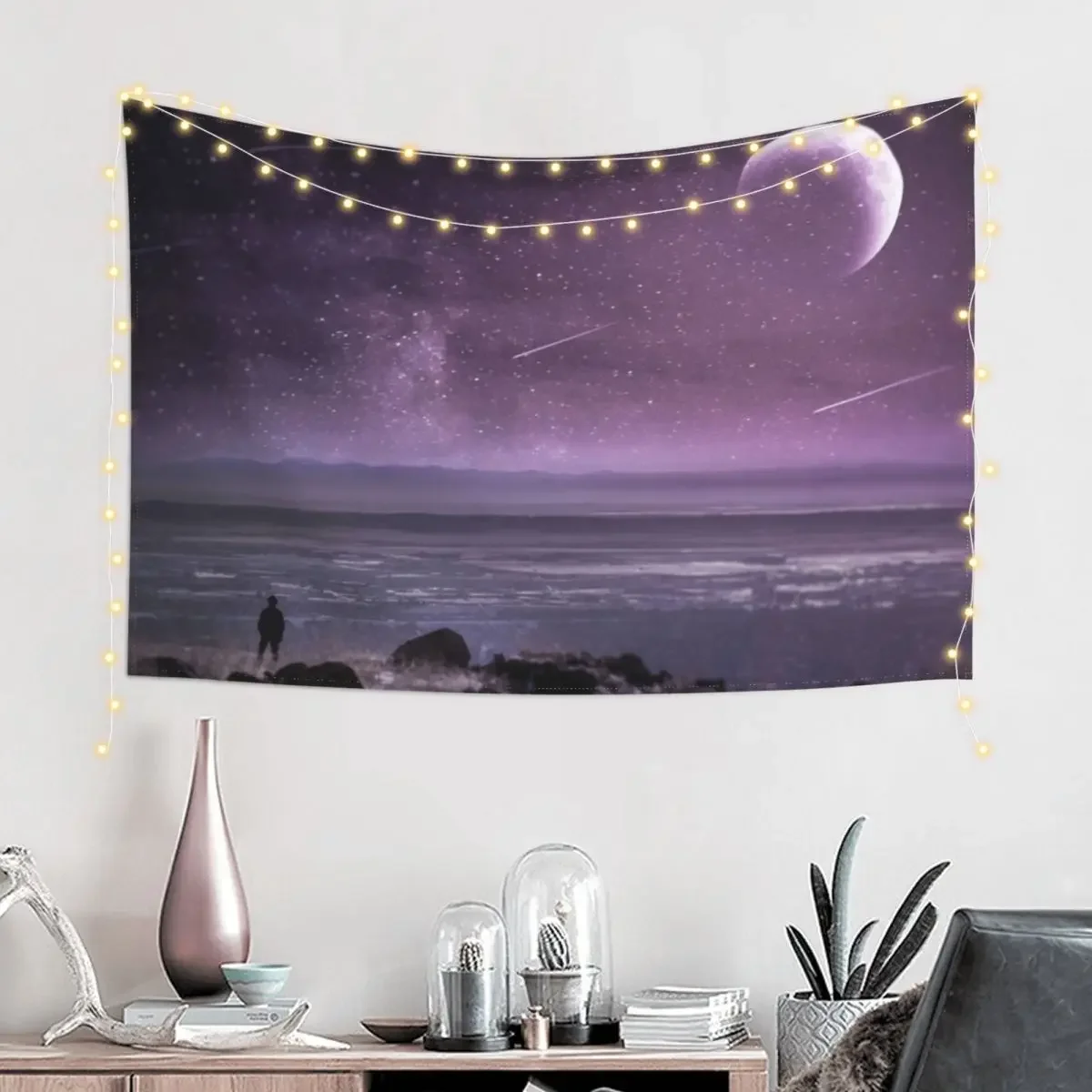 Night Sky Overlook Tapestry Decorations For Room Home Decor Accessories Room Decorations Home Decor Aesthetic Tapestry