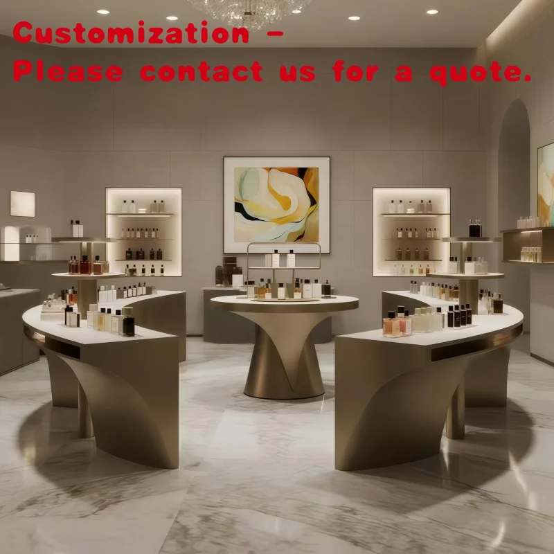 

custom.Retail Perfume and Skincare Store Display Cabinets with Bespoke Cosmetic Shop Furniture Interior Layout