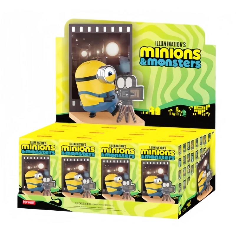 Genuine Hot Selling Stock Popmart Minions And Monsters Series Figurines Surprise Blind Box Toys Ornaments Collection Toy Gifts - view 6