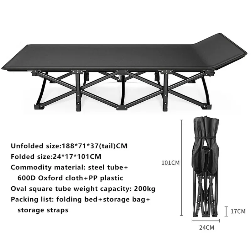 Outdoor Folding Bed Ultralight Aluminum Alloy Camping Bed High and Low Dual-use Travel Hiking Lightweight Sleeping Travel Bed