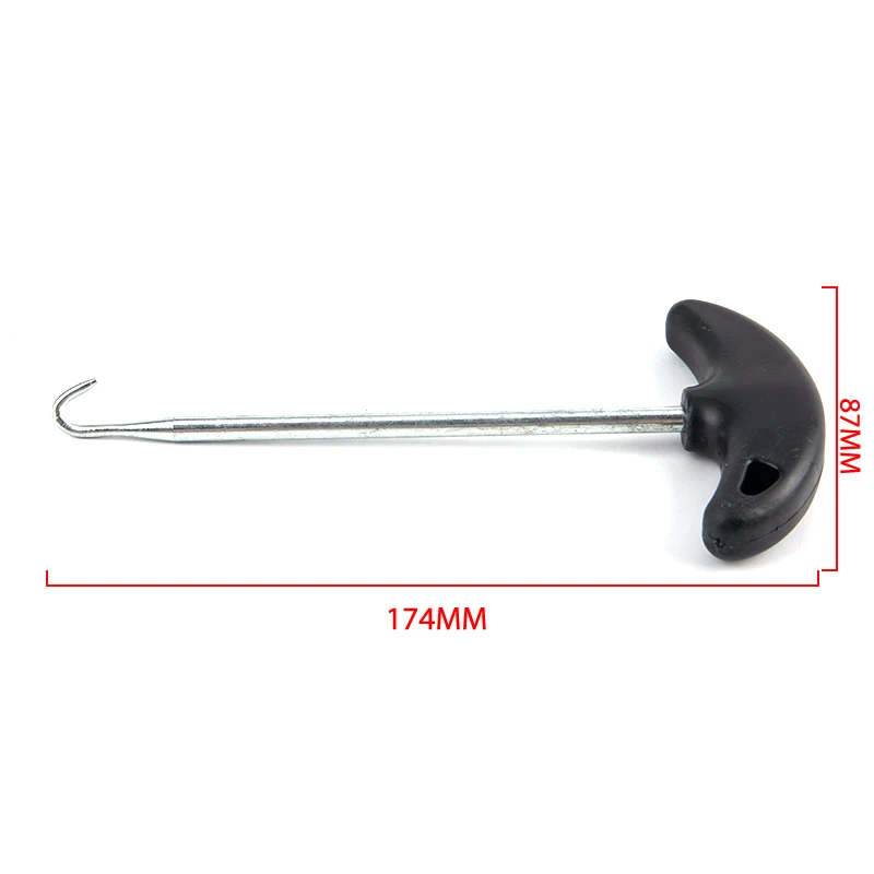 [TL] أداة زنبركية للفرامل ذات خطاف زنبركي عالمي لخزان العادم