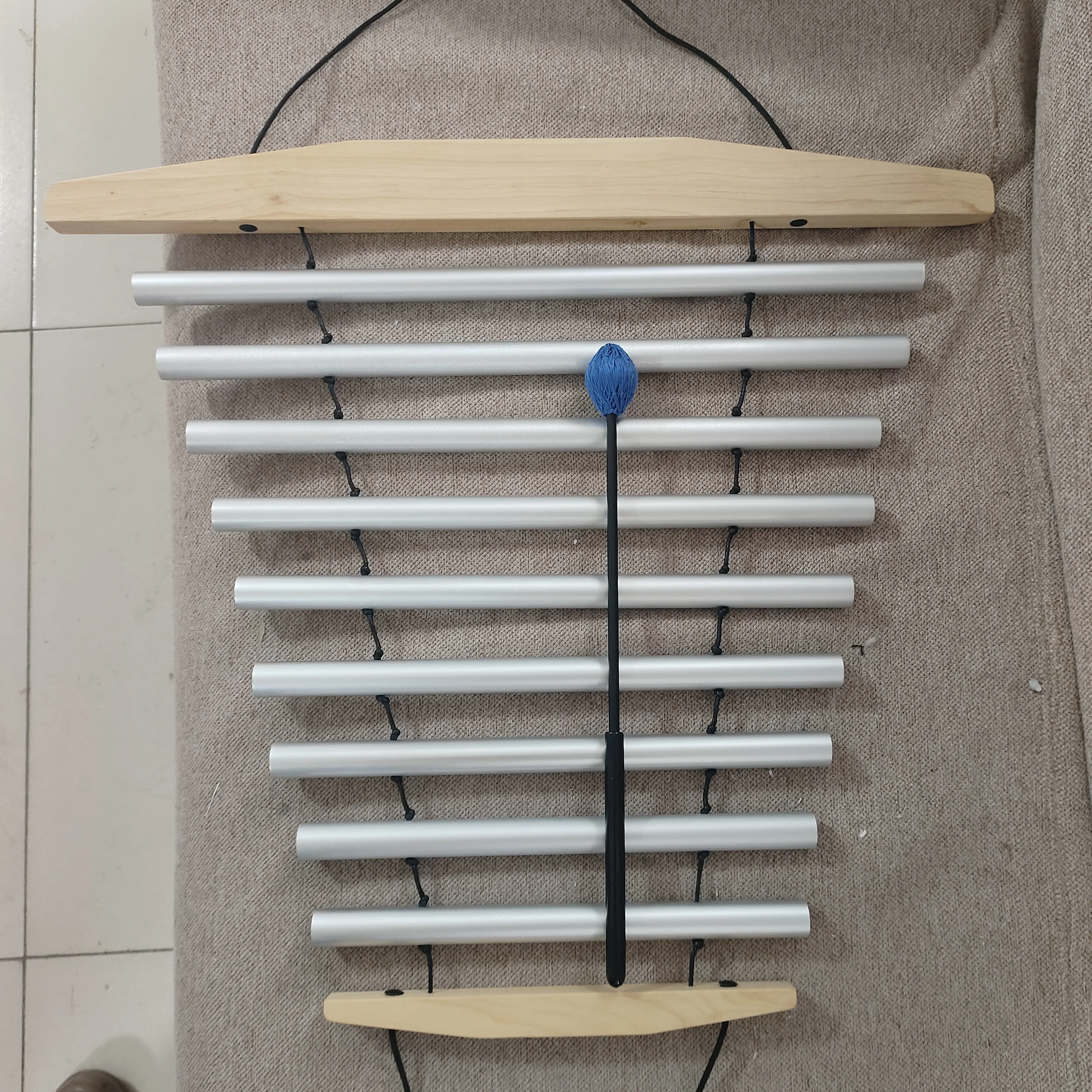 Arborea Brand Swinging 9 Bar Tones Chimes  432HZ for Sound Healing - Image 3