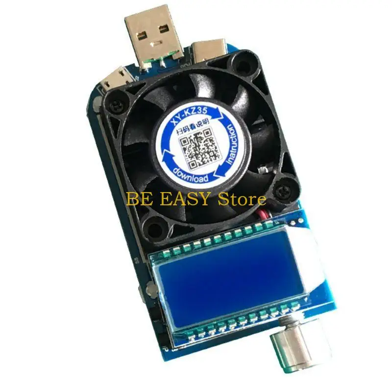 E28F USB Intelligent Trigger Electronic Load Fast Tester Support QC2.0 C3.0/