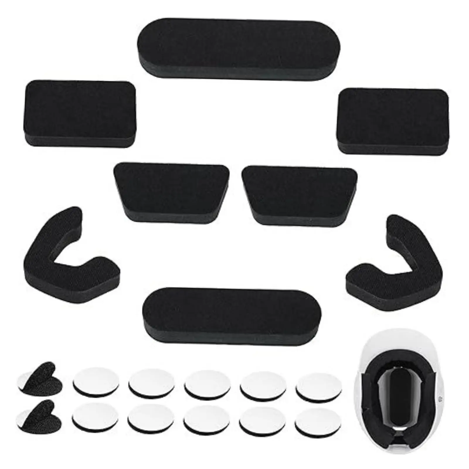 Foam Helmet Padding Kit Washable Removable Insert for Classic Full Face Helmet Cushion Support Batting Catcher Gear
