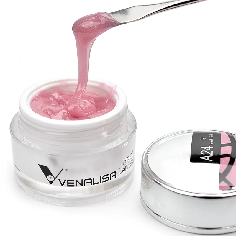 CANNI Creme Verlängerung Gel Venalisa Gelee Gel Milchig Weiß UV Bau Gel Weg Tränken Selbst Nivellierung Builder Nagel Gel Polnisch – Detail 14