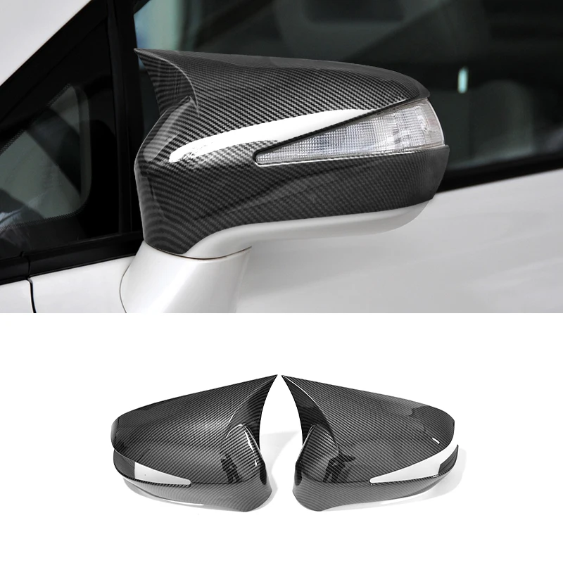 For honda civic FD2 8th 2006-2011 car Carbon fiber pattern with horn rearview mirror trim cover,Exterior  2007 2008 2009 2010