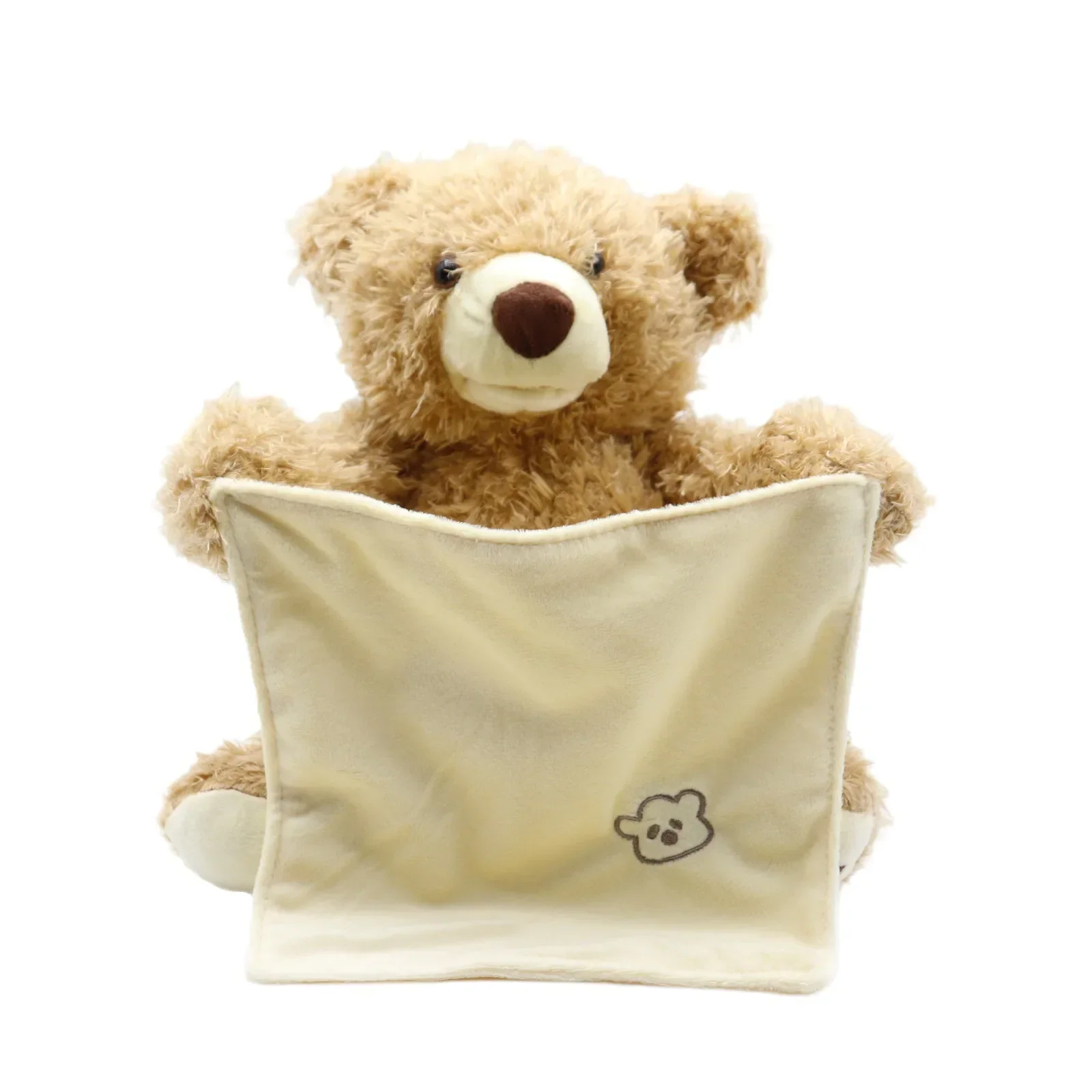 لعبة قطيفة كهربائية للطفل ، دمية دب ، يمكن التحدث واللعب ، بأربعة ألوان