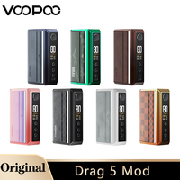 Original VOOPOO Drag 5 Mod Vape 177W  Dual 18650 Battery Smart/RBA/ECO/TC Mode GENE TT 2.0 Chip E Cigarette