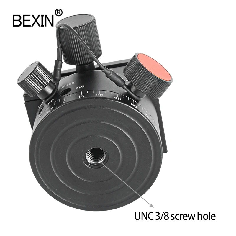 LEP02 tripod head node adjustment panorama head with quick release plate 360 rotator blind spot shooting adapter for dslr camera