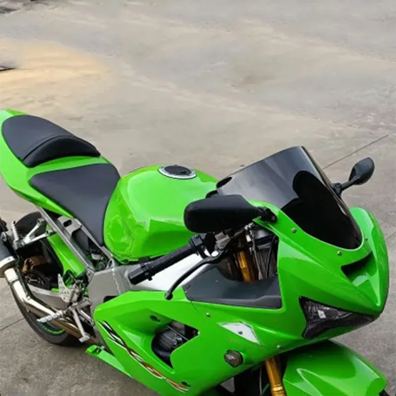 Motorcycle Double Bubble Windshield Deflector Protector Wind Screen For Kawasaki Ninja 636 ZX6R ZX-6R ZX 6R ZX636 2003 2004 view 4
