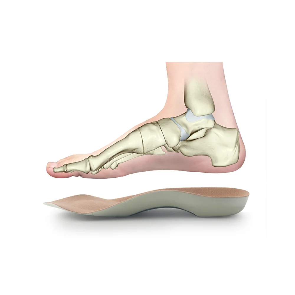 Corrective half size insole seven point insole flat arch support corrective insole sweat absorbing sports insole