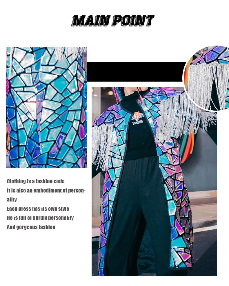 IOOTIANY Urban Dance Kostüm für Damen und Herren, Hip-Hop-Laufsteg-Performance-Kleidung, Modell-Mode, Jazz-Tänzer-Outfit für Kinder 2026 – Detail 3