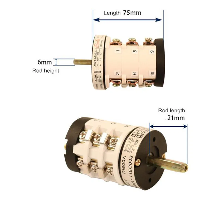 32A 220/380V Car Tyre Changer Cylinder Switch Special Forward Reverse Controlling Switch Tire Repiar Machine Replacement Part