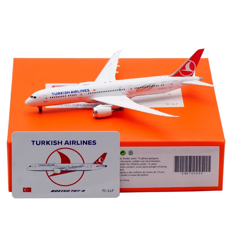 

Diecast 1:400 Scale Turkish Airlines B787-9 TC-LLF Alloy Aircraft Model Collection Souvenir Display Ornaments