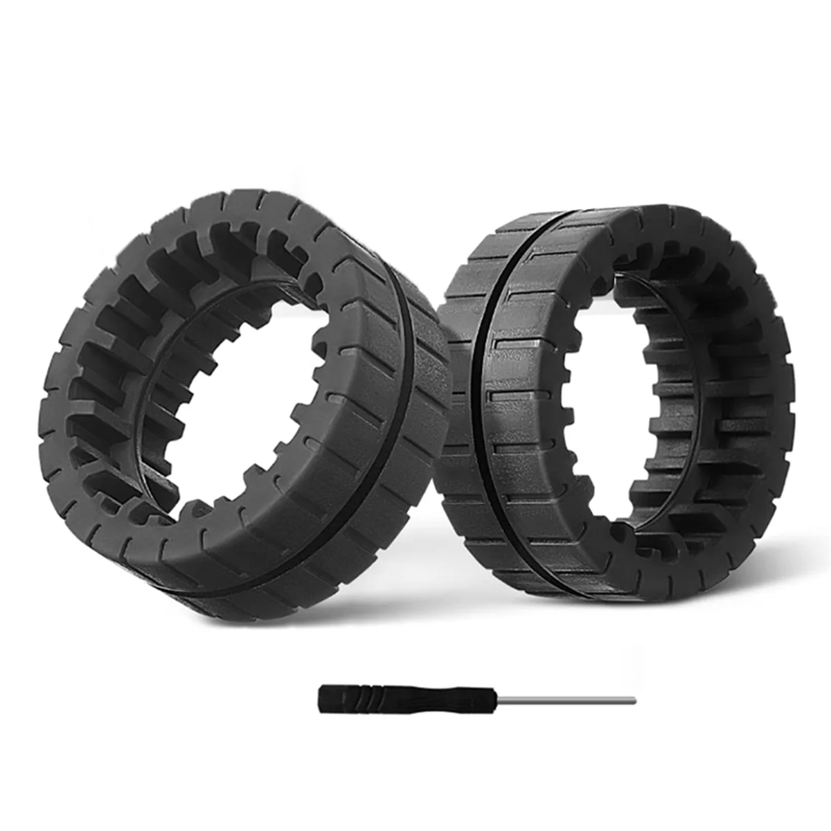 Non-Slip Replacement Wheel Tires for M6 (6110) (6012) (6112) (6113) Ultimate Robot Mop