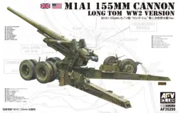 AFV Club AF35295 1/35 M1A1 155mm Cannon Long Tom WW2 Version Model Kit