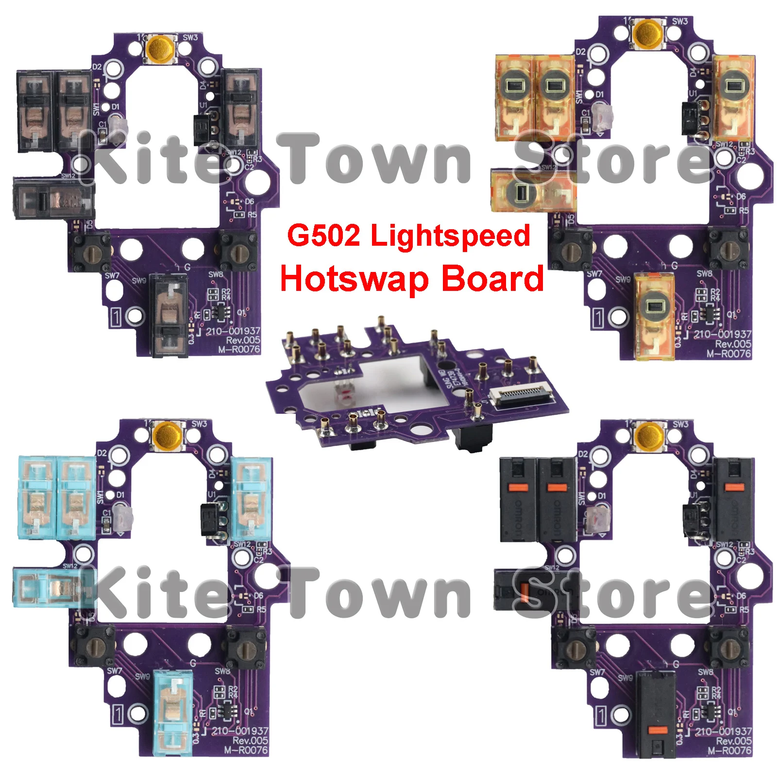 

New Mouse all Keys Hot-swap Switch Button Board Motherboard + Microswitch Replacement for Logitech G502 Lightspeed Gaming Mouse
