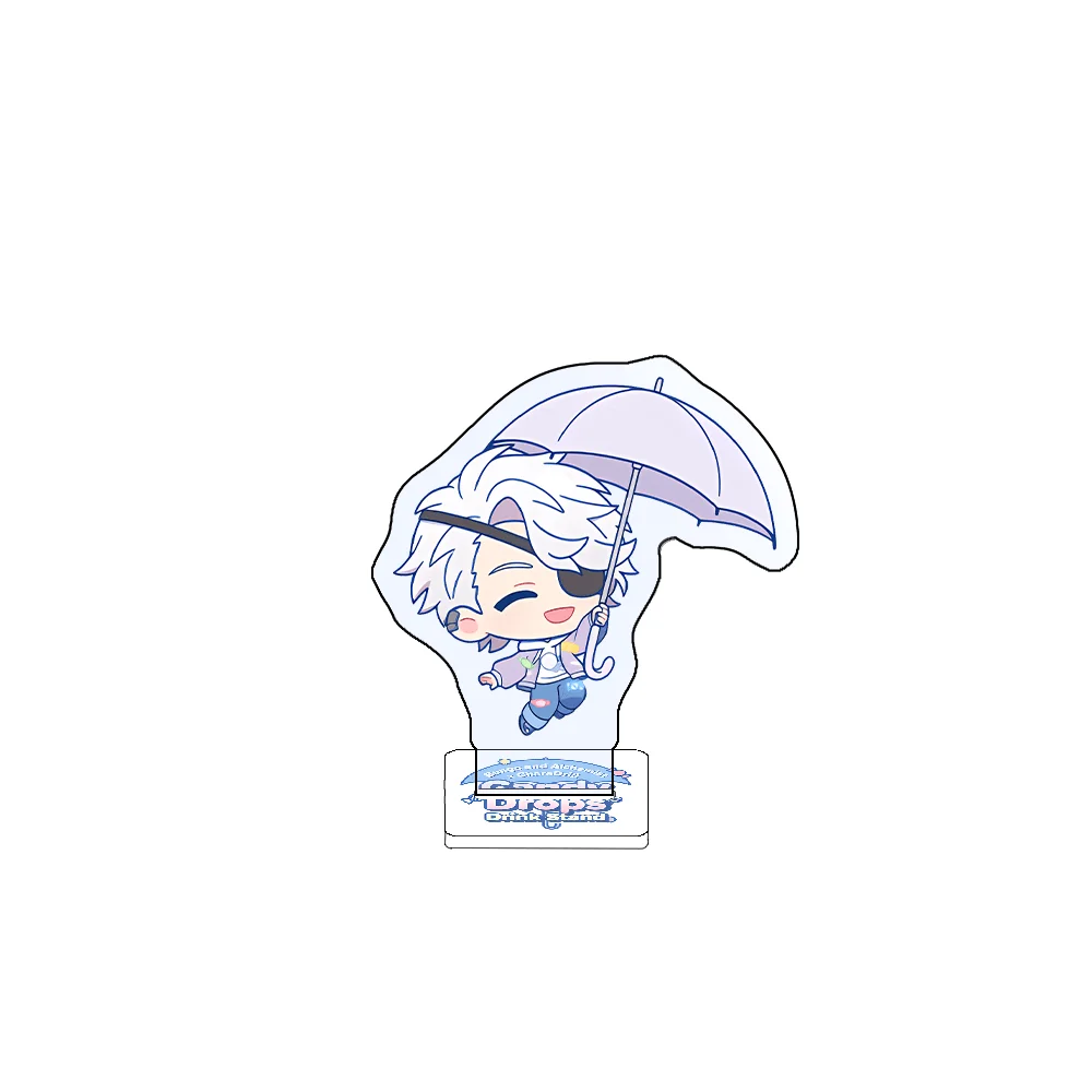 Anime Bungo Stray Dogs 10cm Acrylic Stand Keychain Q Version Umbrella Tabletop Ornament Room Decor Chibi Figure Cute Gift - view 6
