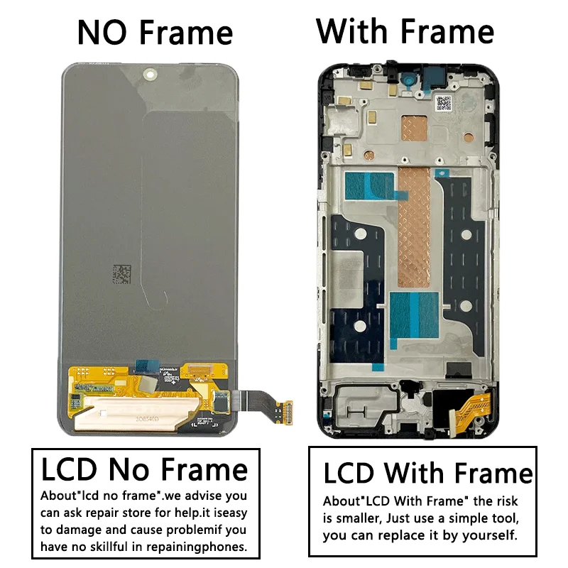 Ekran 6.67\" do telefonu Nothing CMF Phone 1, wyświetlacz LCD, digitizer dotykowy, moduł A015, części zamienne do naprawy. — zdjęcie produktu 4