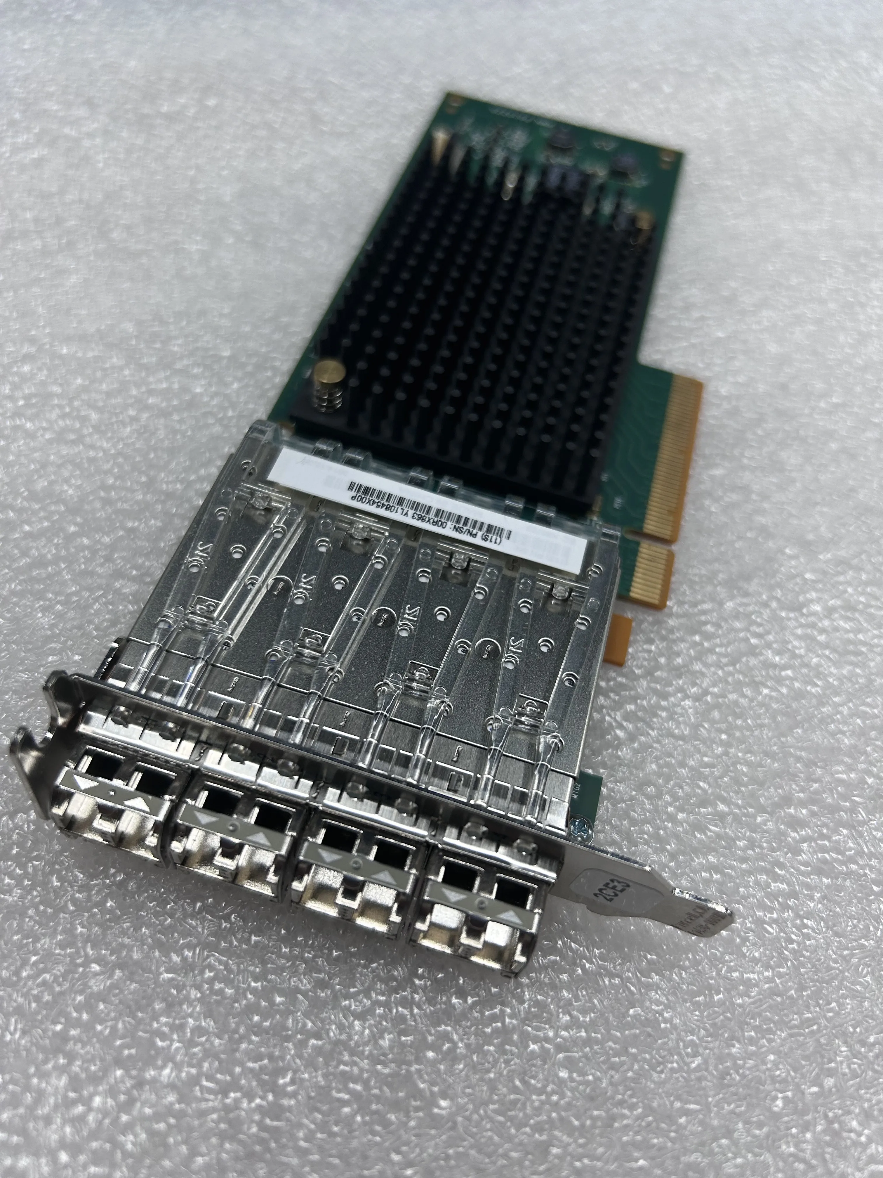 00RX863 2CE3 4-port 10 GbE SR PCIe3 LP Adapter