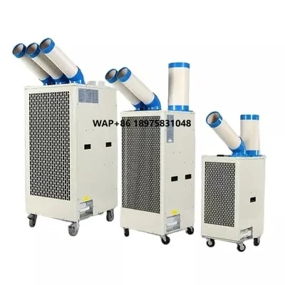 Industrial Portable air Cooler Mobile air Conditioner with Three Outlet Ducts 24000BTU