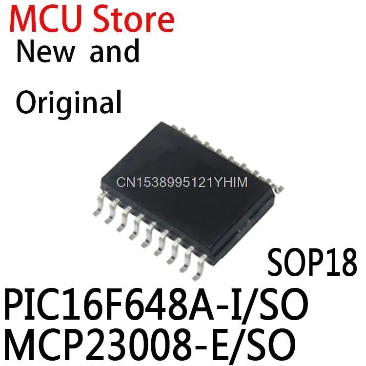 오리지널 SOP-18 16F648A-I/SO SOP18 PIC16F648A SOP PIC16F648 MCP23008 IC PIC16F648A-I/SO MCP23008-E/SO, 10 개